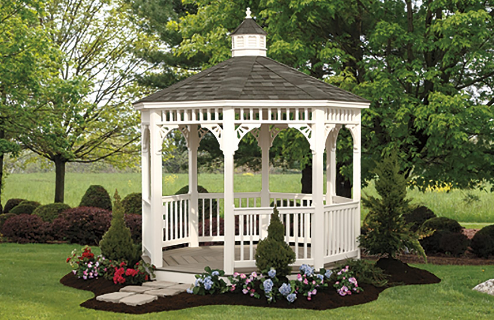 10 foot classic octagon gazebo.