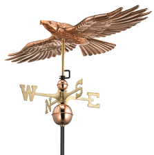 Soaring hawk weather vane.