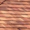 Cedar shake roof shingles.