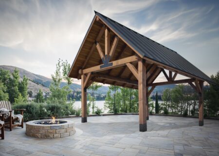 14x16 Ridgeline Douglas Fir Pavilion